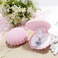 thumbnail image 6 of UDIYO Fashion Women Shell Shape Velvet Jewelry Case Box for Necklace Earrings Ring, 6 of 6