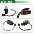 thumbnail image 6 of Unique Bargains Engine Cooling Fan Motor Wiring Harness for Dodge Charger Challenger 2009-2021 No.68050128AA Black, 6 of 6