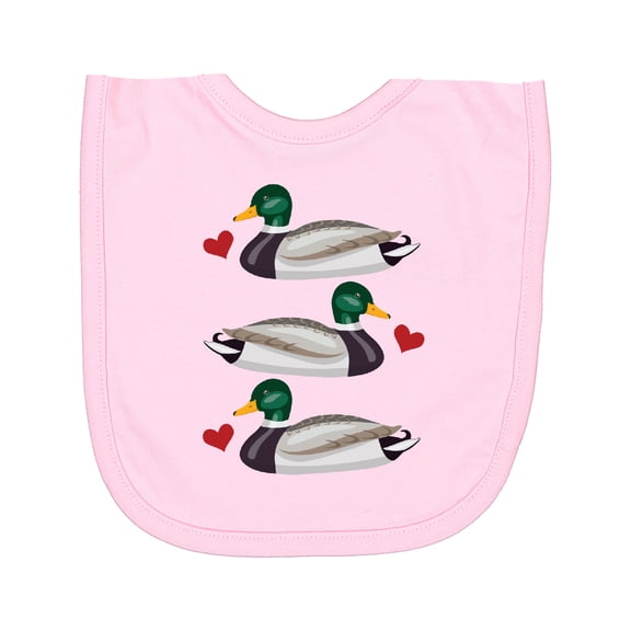 Inktastic Mallard Ducks Newborn Bib