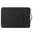 thumbnail image 1 of Funda impermeable para portátil de 15,6 pulgadas, fibra de poliéster, bolsa de almacenamiento para portátil a prueba de golpes, color negro-15,6 pulgadas, 1 of 8