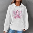 thumbnail image 2 of Bovemsi Sweatshirt for Women Womens Hoodies Casual Long Sleeve Pullover Tops Loose Hooded With Pocket Comfort Hoodie, 2 of 5