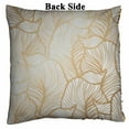 thumbnail image 2 of PKQWTM Damask floral Royal Gold leaf Reversible Mermaid Cushion Cover Home Decor Sequin Pillow Case Size 16x16 inches, 2 of 2
