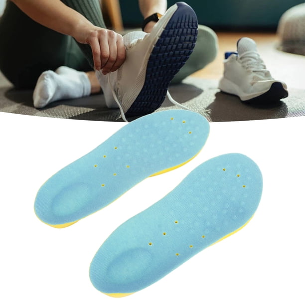 Plantillas Memory Foam Antifatiga - Alivio Dolor Talón, Tallas 39-40, Negras