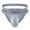 Gray, variant on Lilgiuy Men Casual Solid Charming Breathable Low Waist Thong Underwear Briefs Pants Classic Multipack Panties