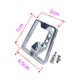 thumbnail image 4 of Soporte de bloque de soporte delantero de bicicleta de aleación de aluminio adaptador de estante de aluminio Plata Zulema Soporte delantero de la bicicleta, 4 of 7
