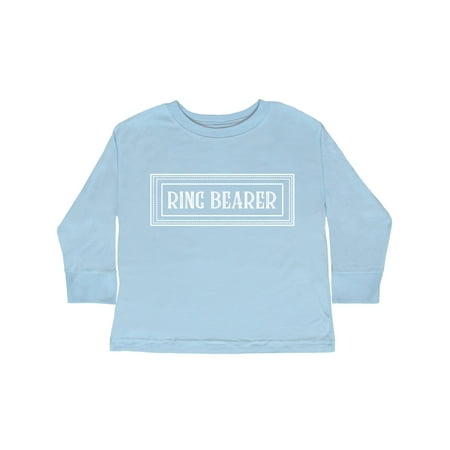 

Inktastic Ring Bearer in White Gift Toddler Boy or Toddler Girl Long Sleeve T-Shirt