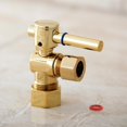 thumbnail image 2 of Fauceture CC54402DL 5/8" O.D. Compression, 1/2" O.D. Compression Angle Valve, Polished Brass, 2 of 3