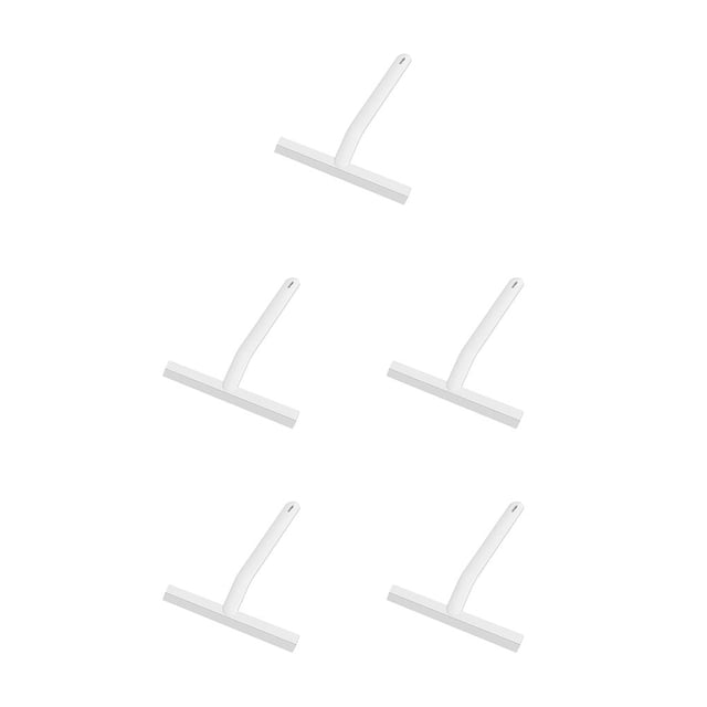 Advancent Escobilla de goma para ducha de baño, limpiaparabrisas portátil, cepillo de vidrio de goma para puerta de cocina, azulejo, Type2 NO2