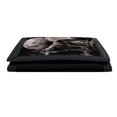 thumbnail image 4 of Uourmeti Trifold Card Wallet Moon Wolf Waterfall Print Lightweight Trifold Pocket Wallet for Holiday, Elastic Polyester Slim Kids Trifold Wallet, 4 of 5