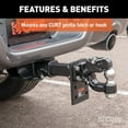 thumbnail image 3 of Curt Manufacturing Cur48328 Pintle Mount 8.5" Long 7" Plate 15000 Gtw, 3 of 4
