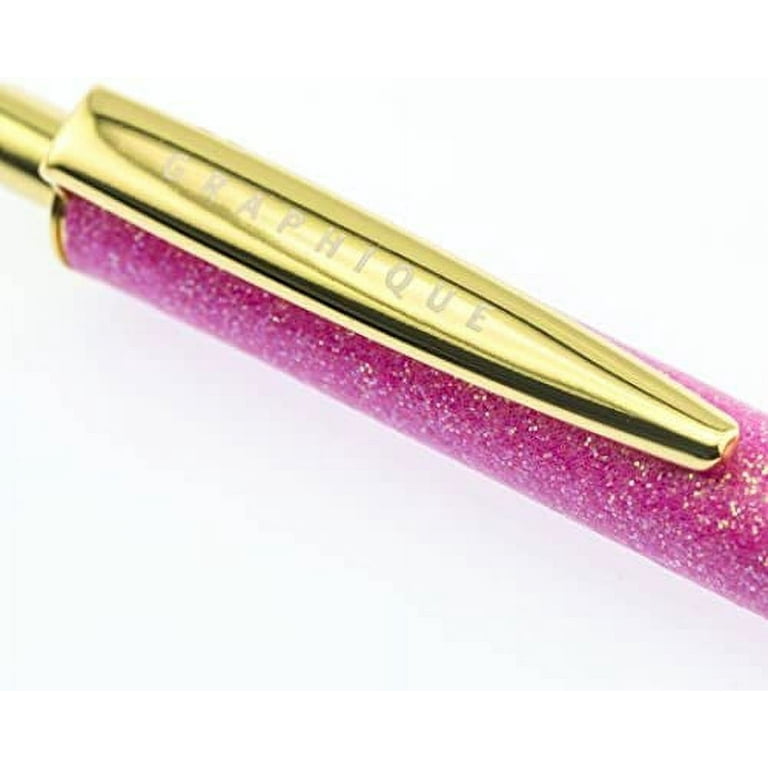 Pink and Rose Gold Glitter Pen **FREE SHIPPING