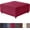Red, variant on XUELC Stretch Square Ottoman Slipcover Jacquard Knit, Washable, Elastic Bottom, Furniture Protector
