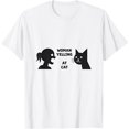thumbnail image 1 of Camiseta divertida para mujer con texto en inglés "Yelling at Cat, 1 of 2