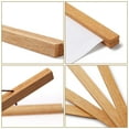 thumbnail image 3 of Marco magnético para colgar pósteres de madera Relax Love, 4 piezas, kit de colgadores de fotos de madera de teca con cuerda para fotos, impresiones en lienzo, obras de arte, decoración de interiores, 3 of 8