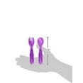 thumbnail image 3 of The First Years Take &amp; Toss Toddler Fork &amp; Spoon Flatware Assorted Colors 12 Pk, 3 of 8