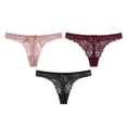 thumbnail image 3 of Calzoncillos de encaje tangas de mujer de cintura baja 3 piezas para uso diario ANGGREK Otros, 3 of 8