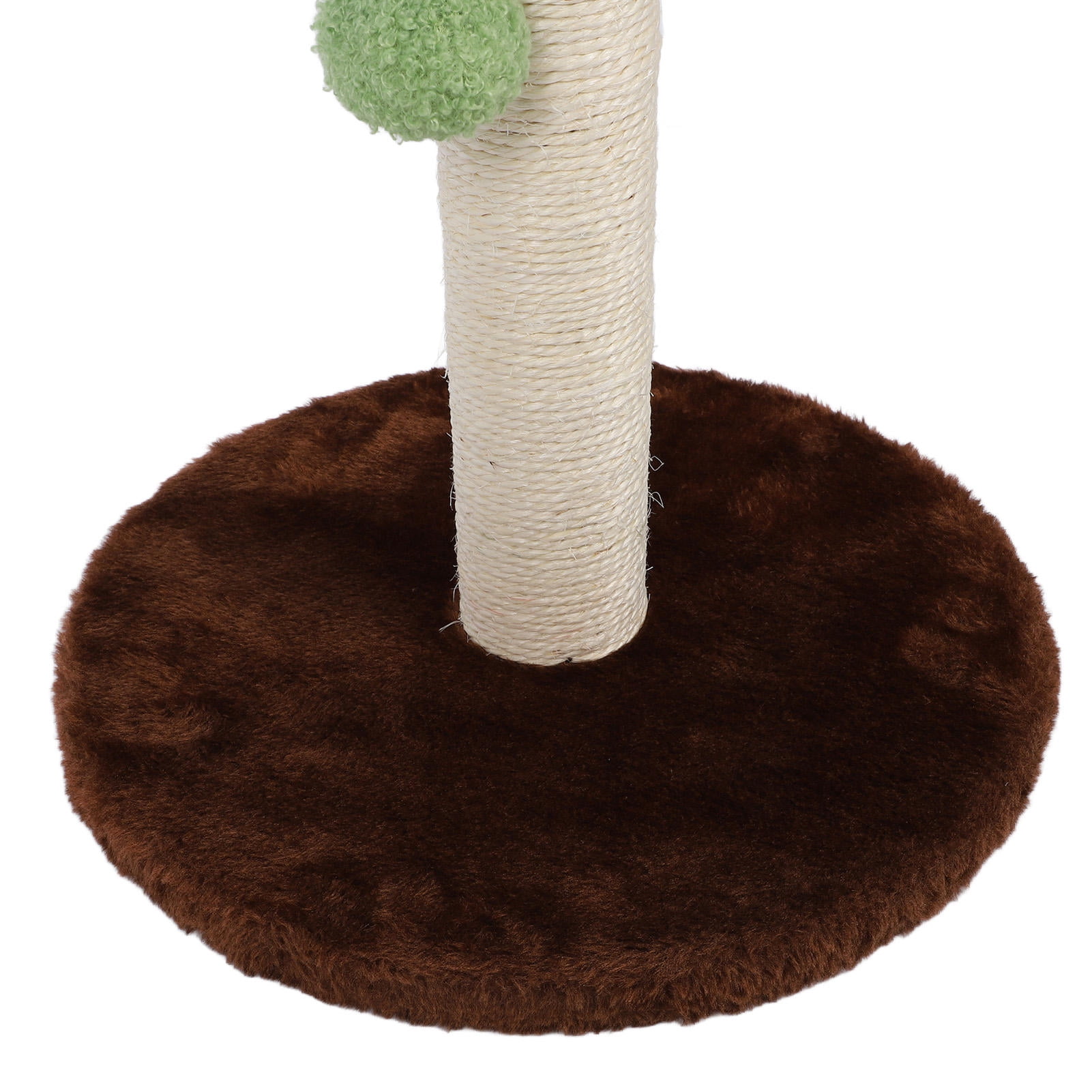 BOKYAN Compact Sisal Cat Scratching Post with 3 Plush Balls – Sturdy, Space‑Saving, Furniture‑Protecting Cat Tree for Home