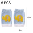 thumbnail image 2 of 6 pares de protectores de rodilla para bebé para gatear, rodilleras para niñas, rodilleras para bebés pequeños, 2 of 5