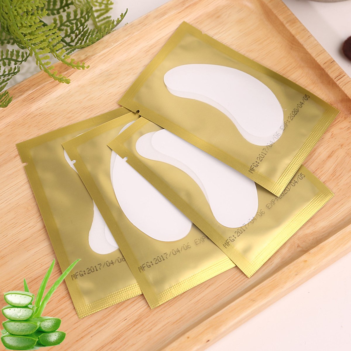 100 Pairs Set Under Eye Pads, Comfy and Cool Under Eye Patches Gel Pad