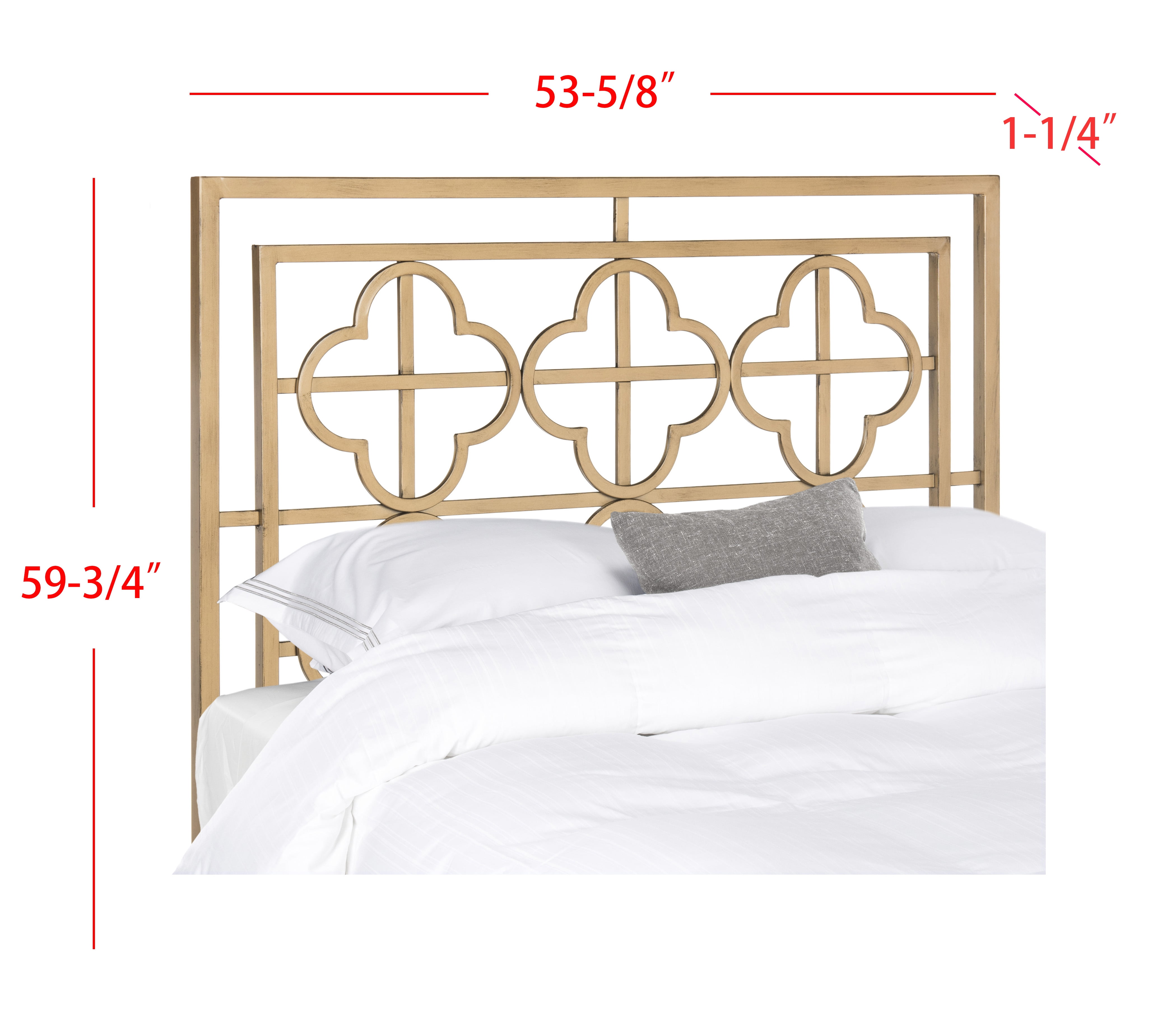 Safavieh Lucinda Geometric Glam Metal Headboard Com
