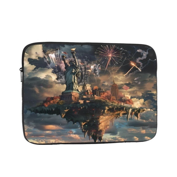 Laptop Case Shockproof Sleeve Water Resistant Computer Bag Fits Tablet Notebook Ultrabook For Travel Office 10 Inch Celebrating Independence Day (8)
