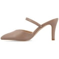 thumbnail image 3 of Journee Women's Yvon SuperNatural Shades Pointed Toe Mule Pumps, 3 of 10