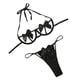 thumbnail image 1 of Conjunto de ropa interior para mujer conjunto de ropa interior de dos piezas con cuello halter y pajarita para el hogar para mujer ANGGREK Otros, 1 of 7