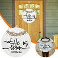 thumbnail image 2 of Bouanq 11.8 Inch Easter Wreath for Front Door - He is Risen Door Sign Wreath Wooden Easter Religious Sign for Wall Home Hanging Decoration for Wall Door Home Spring Easter Decorations, 2 of 5