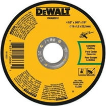Whl Cut-Off 4-1/2In 0.045In Dewalt 4 To 4-1/2 Inch Wheels DWA8051C 885911266611