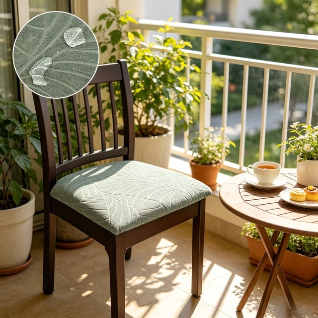 Funda para Silla de Oficina – Funda Protectora para Silla de Escritorio, Protector de Asiento para Silla de Ordenador, Diseño Elástico y Lavable para El Hogar, Oficina o Comedor, Ajuste Antideslizant