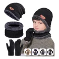 thumbnail image 1 of 3en1 Gorro Bufanda Guantes Tejido Para Niños Frio Invierno, 1 of 1
