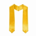 thumbnail image 1 of Kids Graduation Stole Sash 53'' Long (Gold One Size), 1 of 3