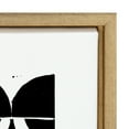 thumbnail image 3 of Kate and Laurel Abstract Modern Circular Pattern Block Print Framed Canvas Art Print, 18" x 24", by Statement Goods, 3 of 6