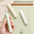 thumbnail image 3 of YAOMOBB Portable Sewing Tool Threader Seam Remover 3Pcs Easy to Use 2 in 1 Dual Ended Telescopic Storage Threading And Seam Removal Tool Hand Sewing, 3 of 5