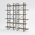 thumbnail image 3 of Davee Brown Walnut Color Storage Organizer and Display Bookshelves, 3 of 3