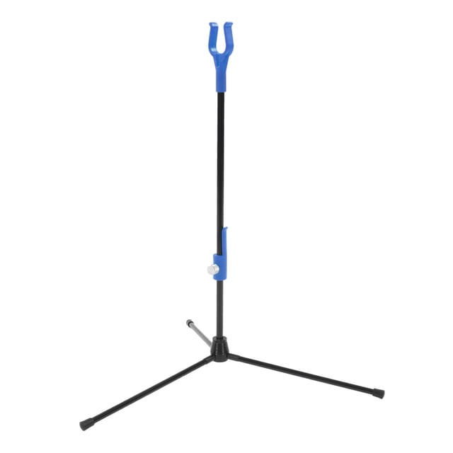 Archery Bow Holder, Recurve Bow Stand Adjustable Easy Disassembly Universal for Hunting Blue