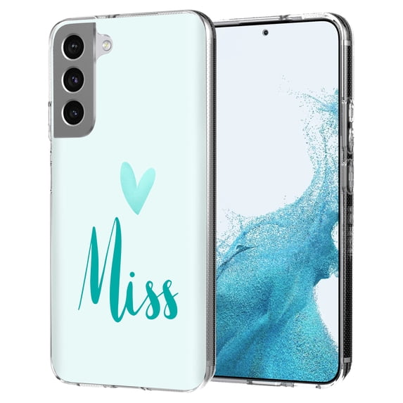TalkingCase Thin Slim Case Compatible for Samsung Galaxy S22 5G, Miss You 1 Print, Lightweight, Flexible, Soft, USA