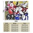 thumbnail image 3 of Power Rangers Bed Blanket Air Conditioner Quilt Ultra Soft Flannel Blanket All Season Fuzzy Blanket Reversible Fluffy Plush Blanket 40"X30", 3 of 8