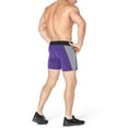 thumbnail image 4 of BROKIG Mens 5" Gym Bodybuilding Shorts Running Workout Lightweight Shorts with Pockets (Medium, Purple), 4 of 6