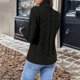 thumbnail image 3 of Ailaofu Sweaters for Women Long Sleeve Ribbed Knit Solid Color Turtleneck Fall Winter Pullover Sweaters, 3 of 6