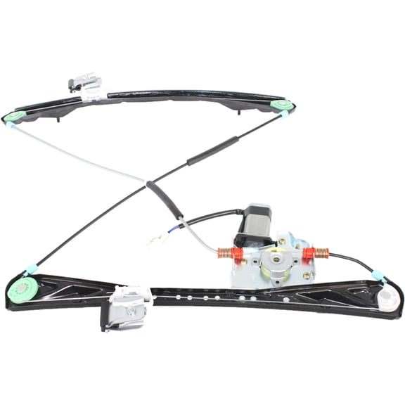 Window Regulator Compatible For 2000-2002 Lincoln LS Front, Left Driver Power With Motor