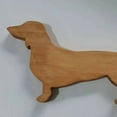 thumbnail image 4 of Inteprter de cena de madera con perro salchicha, bandeja para servir elegante y práctica, buena decoración hecha con madera Almacenamiento y organización del hogar marrón, 4 of 6