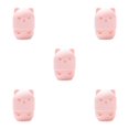 thumbnail image 2 of Transemion Modern And Functional Cat Shaped Sponge Holder With Silicone Storage Box pink 5Set, 2 of 6