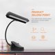 thumbnail image 1 of SHOWERORO De LED Recargable USB Para Lectura Con Clip Para Y Estudio En Casa, 1 of 7