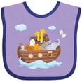 thumbnail image 3 of Inktastic Animals Ark Boys or Girls Baby Bib, 3 of 4