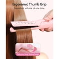 thumbnail image 3 of Pro Airflow Styler Curling Iron with 360° Vented Cool Air for Long-Lasting Curls, 1 Inch Hair Straightener and Curler 2 in 1, Dual Voltage, Adjustable Temps, Pink, 3 of 5