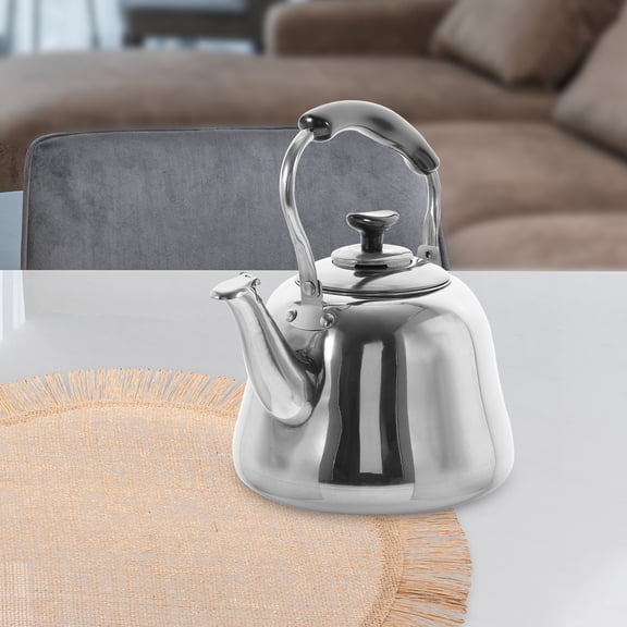 STRANDCHIC Stainless Steel Stove Top Kettle, 1-Piece Tea and Coffee Pot for Home and Office Use, and Stylish