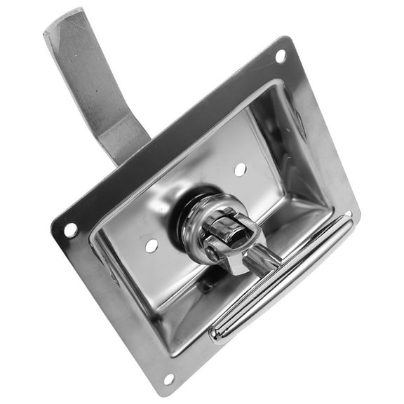 Phenofice Tool Box Lock Replacement 1 Set Silver for Truck Tool Box Industrial Use