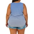 thumbnail image 4 of StSilkitty Plus Size Tank Tops for Womens Gradient Color Loose V Neck Blouses Summer Beach Lightweight Soft Shirts, 4 of 7