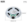 thumbnail image 2 of 6 Pcs 0.5W 16 Ohm Small Speakers Metal Shell Round Internal Micro Magnet Speaker, 2 of 6
